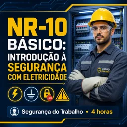 Imagem do Curso gratuito NR-10 Básico: Introdução à Segurança com Eletricidade
