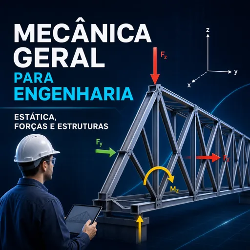 Imagem do Curso gratuito Mecânica Geral para Engenharia: Estática, Forças e Estruturas