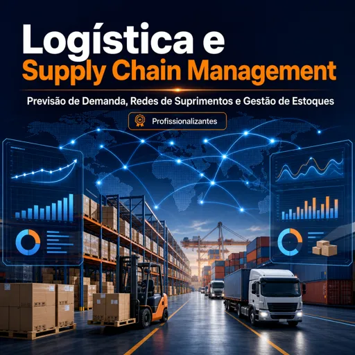 Imagem do Curso gratuito Logística e Supply Chain Management: Previsão de Demanda, Redes de Suprimentos e Gestão de Estoques
