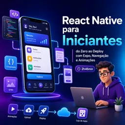 Imagem do Curso gratuito React Native para Iniciantes: do Zero ao Deploy com Expo, Navegação e Animações