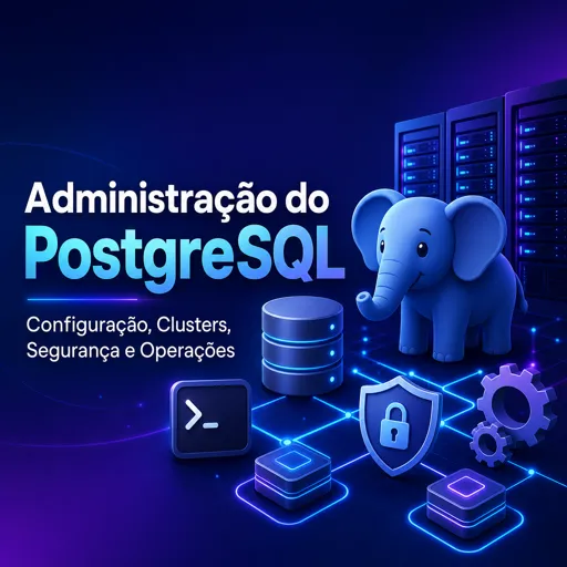 Imagem do Curso gratuito Administração do PostgreSQL: Configuração, Clusters, Segurança e Operações
