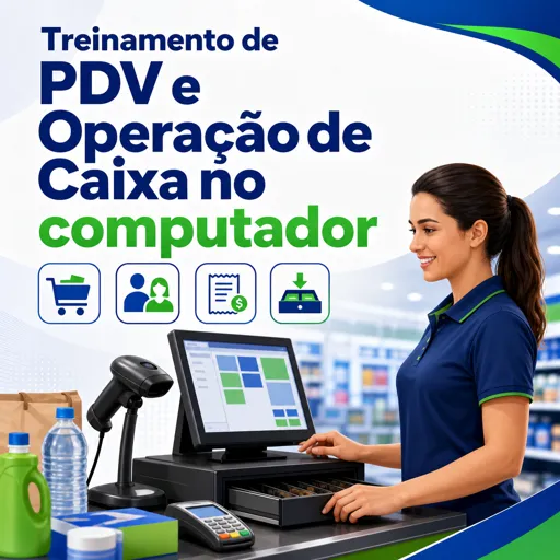 Imagem do Curso gratuito Treinamento de PDV e Operação de Caixa no computador