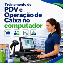 Imagem do Curso gratuito Treinamento de PDV e Operação de Caixa no computador