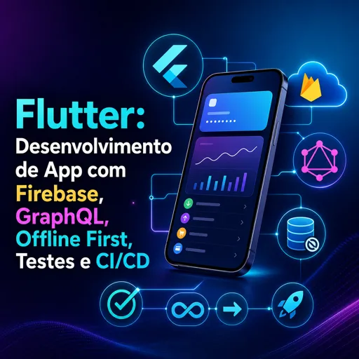 Imagem do Curso gratuito Flutter: Desenvolvimento de App com Firebase, GraphQL, Offline First, Testes e CI/CD