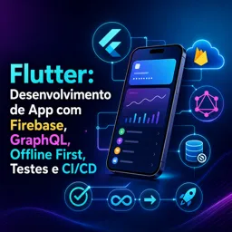 Imagem do Curso gratuito Flutter: Desenvolvimento de App com Firebase, GraphQL, Offline First, Testes e CI/CD
