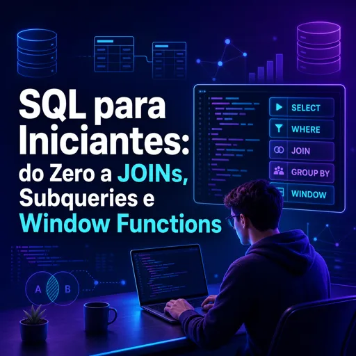 Imagem do Curso gratuito SQL para Iniciantes: do Zero a JOINs, Subqueries e Window Functions