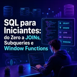 Imagem do Curso gratuito SQL para Iniciantes: do Zero a JOINs, Subqueries e Window Functions