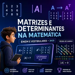 Imagem do Curso gratuito Matrizes e Determinantes na Matemática