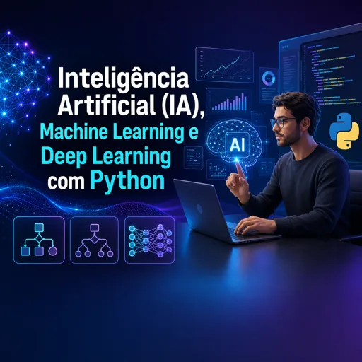 Imagem do Curso gratuito Inteligência Artificial (IA), Machine Learning e Deep Learning com Python