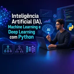 Imagem do Curso gratuito Inteligência Artificial (IA), Machine Learning e Deep Learning com Python