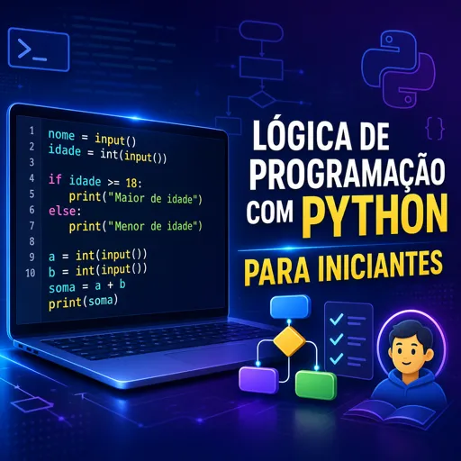 Imagem do Curso gratuito Lógica de Programação com Python para Iniciantes