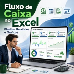 Imagem do Curso gratuito Fluxo de Caixa no Excel: Planilha, Relatórios e Gráficos