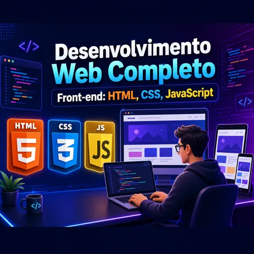 Imagem do Curso gratuito Desenvolvimento Web Completo (Front-end: HTML, CSS, JavaScript)