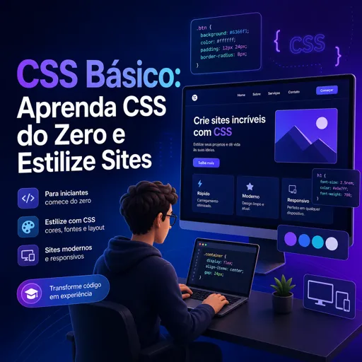 Imagem do Curso gratuito CSS Básico: Aprenda CSS do Zero e Estilize Sites