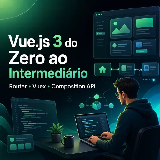 Imagem do Curso gratuito Vue.js 3 do Zero ao Intermediário (Router, Vuex e Composition API)
