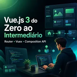Imagem do Curso gratuito Vue.js 3 do Zero ao Intermediário (Router, Vuex e Composition API)