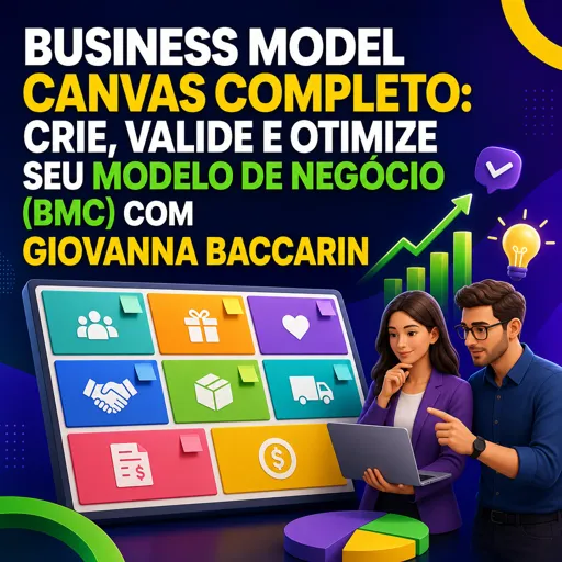 Imagem do Curso gratuito Business Model Canvas Completo: Crie, Valide e Otimize seu Modelo de Negócio (BMC) com Giovanna Baccarin