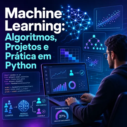 Imagem do Curso gratuito Machine Learning: Algoritmos, Projetos e Prática em Python