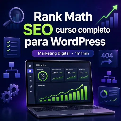Imagem do Curso gratuito Rank Math SEO curso completo para WordPress