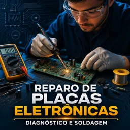 Imagem do Curso gratuito Reparo de Placas Eletrônicas: Diagnóstico e Soldagem do Zero ao Avançado