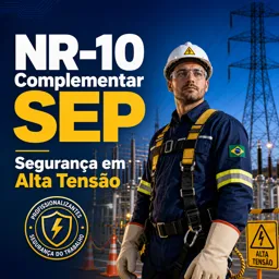 Imagem do Curso gratuito NR-10 Complementar SEP (Sistema Elétrico de Potência) – Segurança em Alta Tensão