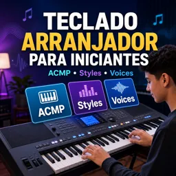 Imagem do Curso gratuito Teclado Arranjador para Iniciantes (ACMP, Styles e Voices)