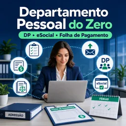 Imagem do Curso gratuito Departamento Pessoal do Zero (DP, eSocial e Folha de Pagamento)