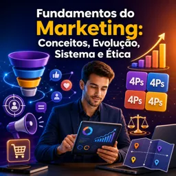 Imagem do Curso gratuito Fundamentos do Marketing: Conceitos, Evolução, Sistema e Ética