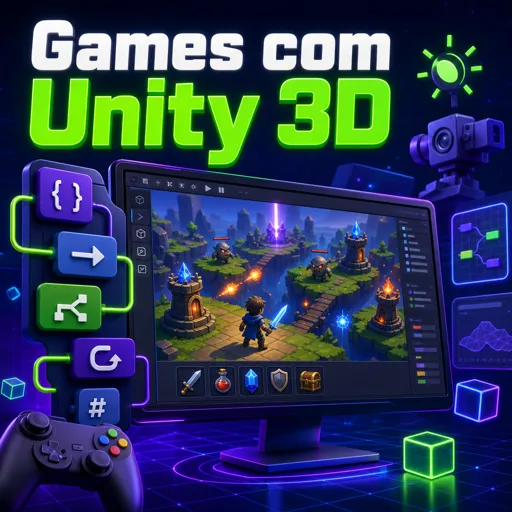 Imagem do Curso gratuito Games com Unity 3D