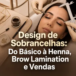 Imagem do Curso gratuito Design de Sobrancelhas: Do Básico à Henna, Brow Lamination e Vendas