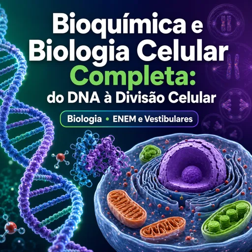 Imagem do Curso gratuito Bioquímica e Biologia Celular Completa: do DNA à Divisão Celular