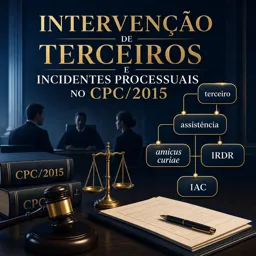 Imagem do Curso gratuito Intervenção de Terceiros e Incidentes Processuais no CPC/2015
