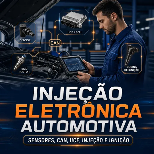 Imagem do Curso gratuito Injeção Eletrônica Automotiva (Sensores, CAN, UCE, Injeção e Ignição)