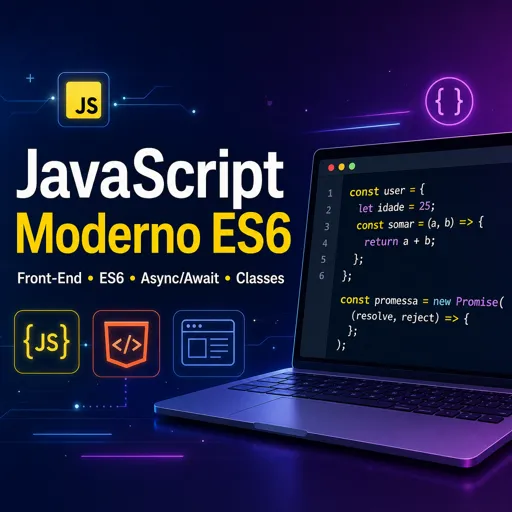 Imagem do Curso gratuito JavaScript Moderno ES6 