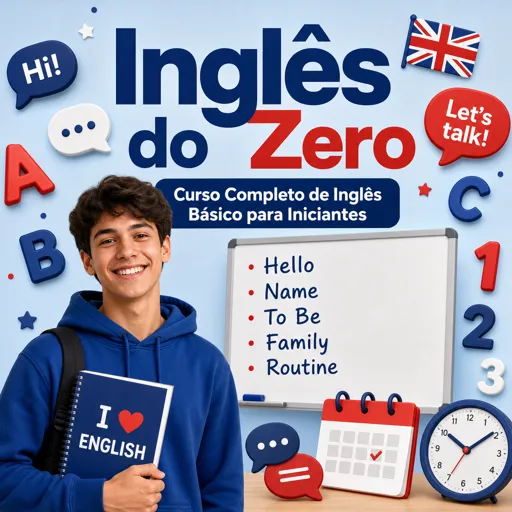 Imagem do Curso gratuito Inglês do Zero: Curso Completo de Inglês Básico para Iniciantes