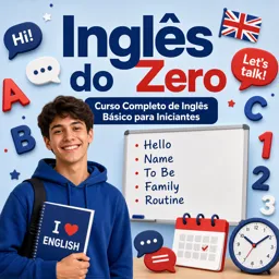 Imagem do Curso gratuito Inglês do Zero: Curso Completo de Inglês Básico para Iniciantes