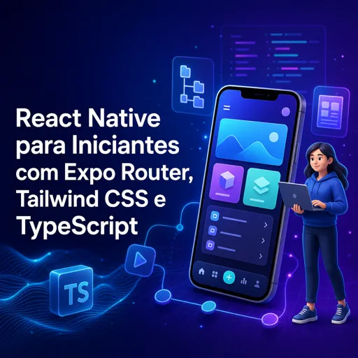 Imagem do Curso gratuito React Native para Iniciantes com Expo Router, Tailwind CSS e TypeScript