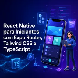 Imagem do Curso gratuito React Native para Iniciantes com Expo Router, Tailwind CSS e TypeScript