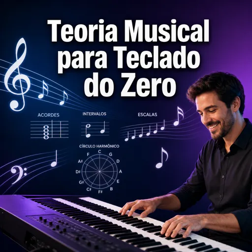 Imagem do Curso gratuito Teoria Musical para Teclado do Zero