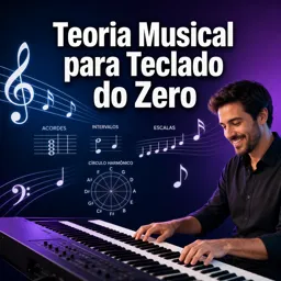 Imagem do Curso gratuito Teoria Musical para Teclado do Zero
