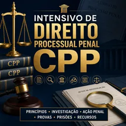 Imagem do Curso gratuito Intensivo de Direito Processual Penal CPP: Princípios, Investigação, Ação Penal, Provas, Prisões e Recursos