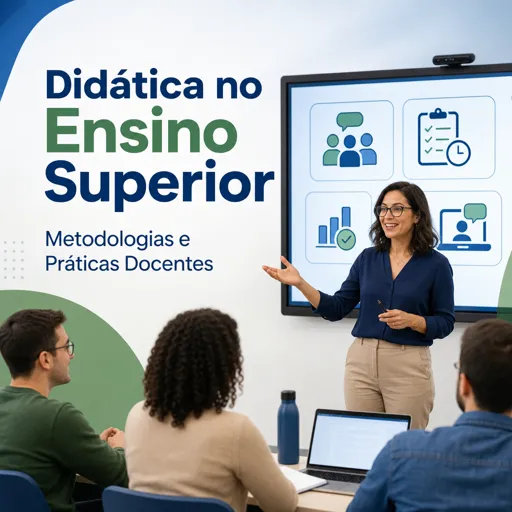 Imagem do Curso gratuito Didática no Ensino Superior - Metodologias e Práticas Docentes