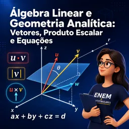 Imagem do Curso gratuito Álgebra Linear e Geometria Analítica: Vetores, Produto Escalar e Equações
