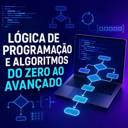 Imagem do Curso gratuito Lógica de Programação e Algoritmos do Zero ao Avançado