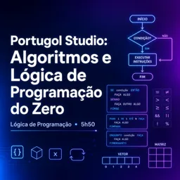 Imagem do Curso gratuito Portugol Studio: Algoritmos e Lógica de Programação do Zero