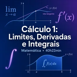 Imagem do Curso gratuito Cálculo 1: Limites, Derivadas e Integrais