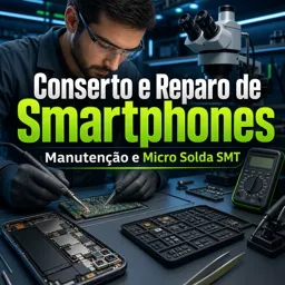 Imagem do Curso gratuito Conserto e Reparo de Smartphones (Manutenção e Micro Solda SMT)