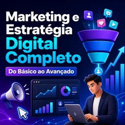 Imagem do Curso gratuito Marketing e Estratégia Digital Completo do Básico ao Avançado