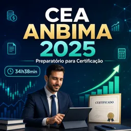 Imagem do Curso gratuito CEA ANBIMA 2025 Preparatório para Certificação