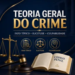 Imagem do Curso gratuito Teoria Geral do Crime: Fato Típico, Ilicitude e Culpabilidade